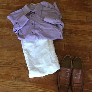 Men's Perry Ellis White Pants